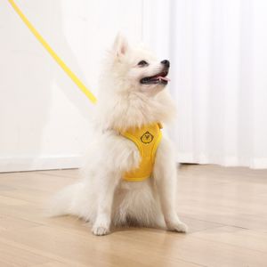 Taotao Pets New Design Adjustable Pets Harness Vest Walking Lead Leash Small Dog And Cat Harness With Leash Set  Pet Harness