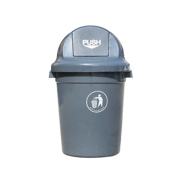 Plastic Round Recyclable 110 Liter Garbage Waste Bin Outdoor Trash Can Dust Bin Dustbins With Thicker Bottom With Lock Swing Lid