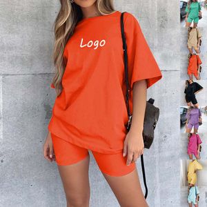 2024 Trending Products New Arrivals Custom Sports Summer Women'S Short Casual Tracksuit Clothing 2 Two Piece Women Set