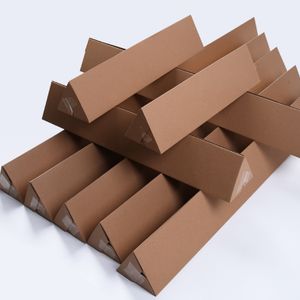 Triangle corrugated carton printing delivery moving shipping packaging box long strip express packaging box