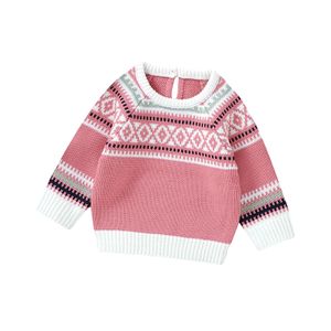 Wholesale mimixiong Knitted Baby Clothes 0-24 Months Long Sleeve Newborn Pullover Sweater Clothing