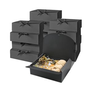 Luxury Custom Logo Printed Folding Paper Gift Boxes Recycled Cardboard Packaging Magnetic Closure