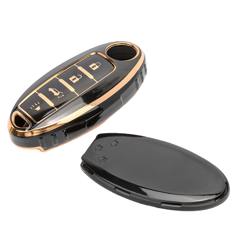 Raoping Shanshi Silicone Technology Co., Ltd. Popular Multi-color Optional high quality 4 buttons TPU car Key cover For Nissan Sunny/Sylphy/Murano/X-TRAIL
