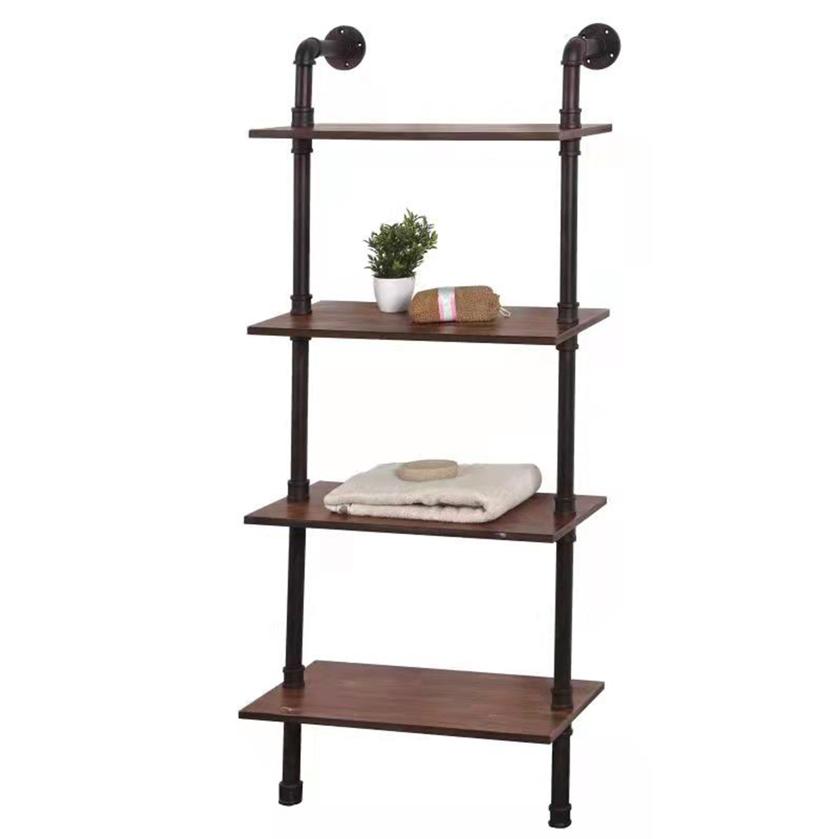 Wholesale 5 tier metal storage rack shelf industrial ladder shelves rack