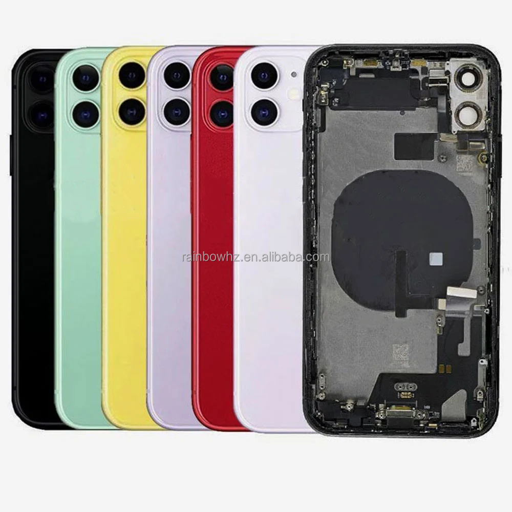 Professional Team Grade A selected Rear Housing for iPhone 14 Pro Max Back Battery Cover with original flex cables and buttons