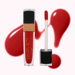 BBC lip gloss luxury packaging lip gloss pink lip gloss tubes with wand hot sale