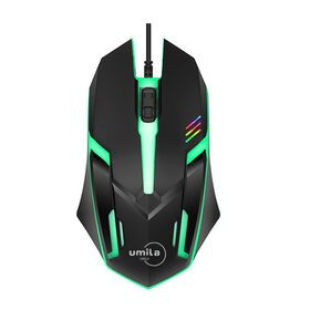 Factory OEM Super Cheap RGB Usb 4 keys 1600 Dpi Wired Mouse Gamer Computer Mouse