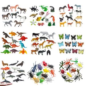 Juguetes STEM kids novelty snack food promotional gift mini soild animal zoo plastic toys for kids 2024