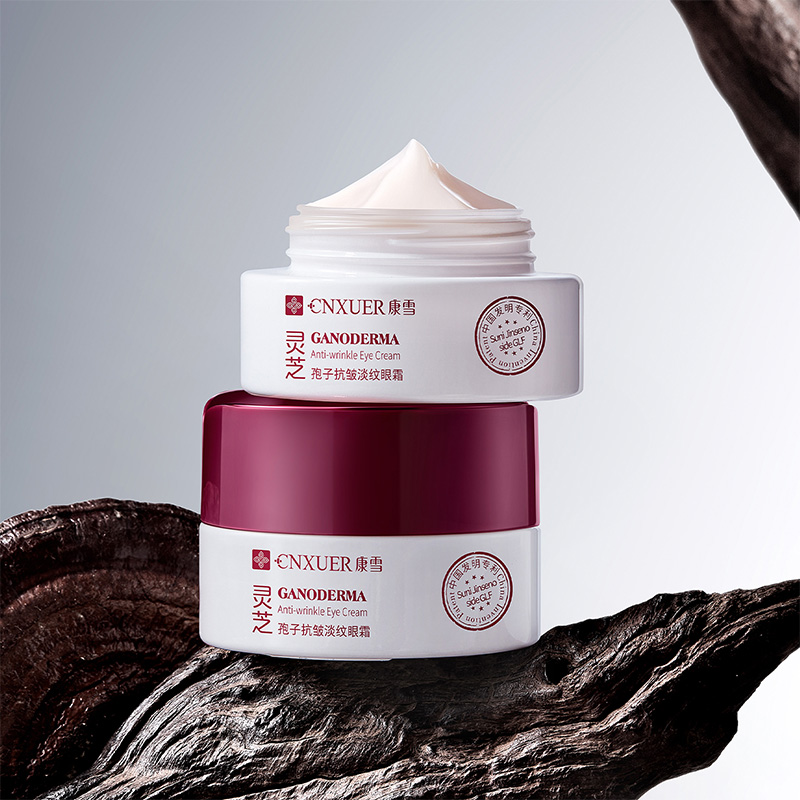 Lingzhi Anti-wrinkle Eye Cream Organic Herbal Skin Care Eliminates Puffiness Dark Circles Firms Eye Area Collagen Eye Cream