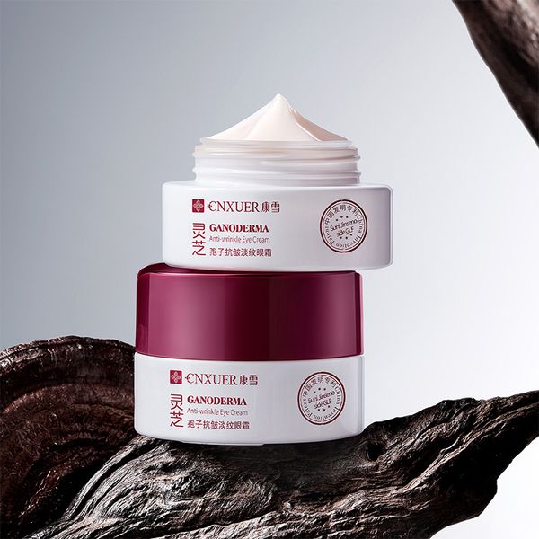 Lingzhi Anti-wrinkle Eye Cream Organic Herbal Skin Care Eliminates Puffiness Dark Circles Firms Eye Area Collagen Eye Cream