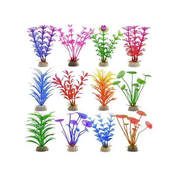 Cheap Price Aquarium Ornament Mini Artificial Aquarium Plant Plastic Aquatic Plants