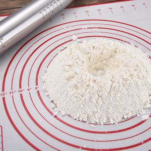 Wholesale  Eco-Friendly Silicone Baking Mat Pastry Oven Kneading Rolling Dough Baking Sheet Rolling Pins Cutters
