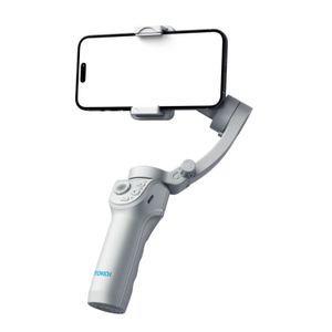 Handheld anti-shaking AI automatic face tracking selfie stick M01 mobile phone stabilizer with LED photo light and mini tripod