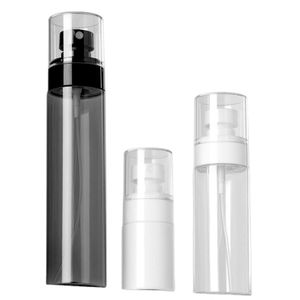 60 ml Spray Plastic Bottle with Fine Mist Sprayer Pump 30ml White Round Empty Flat Fragrance Aroma Room Air Freshener Bottles