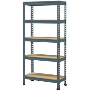 Rivet boltless metal steel shelving 5 layers kitchen storage industrial warehouse store units shelves racks