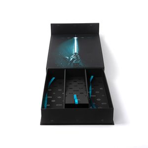 Low Price Custom Printed Gift Packaging Foldable Kraft Craft Paper Jewelry Box Gift Magnetic Rigid Box