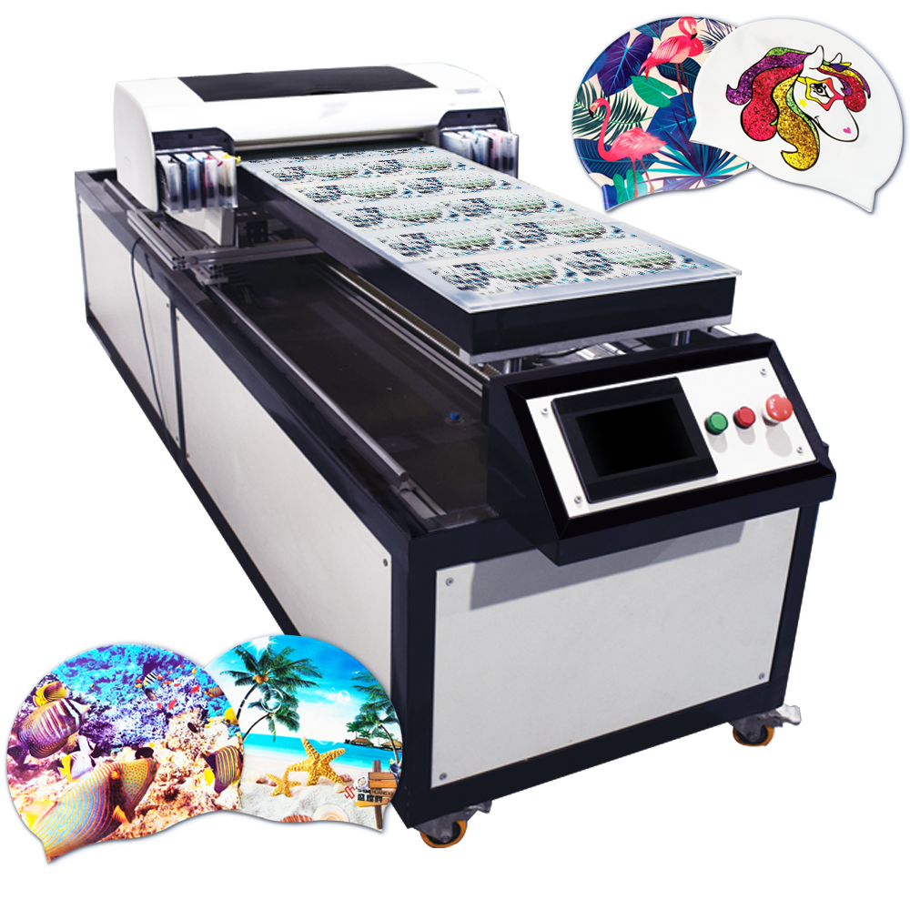 Rainbow Gradient 4018 UV Printer Silicone strap Cell phone case Mouse pad Keyboard film Coaster Placemats Key Charm