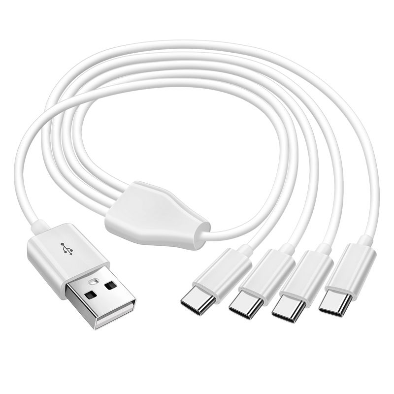 Shenzhen Ankebo Technology Co., Ltd. 50cm USB Type-C Cable 4 in 1 Fast Charging, USB-A to USB C Charging Cable