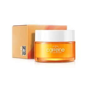 Caffeine Eye Cream Anti-Aging Bags Under Eyes Treatment Dark Circles Puffiness with Fullerene Hyaluronic Acid Eye Cream