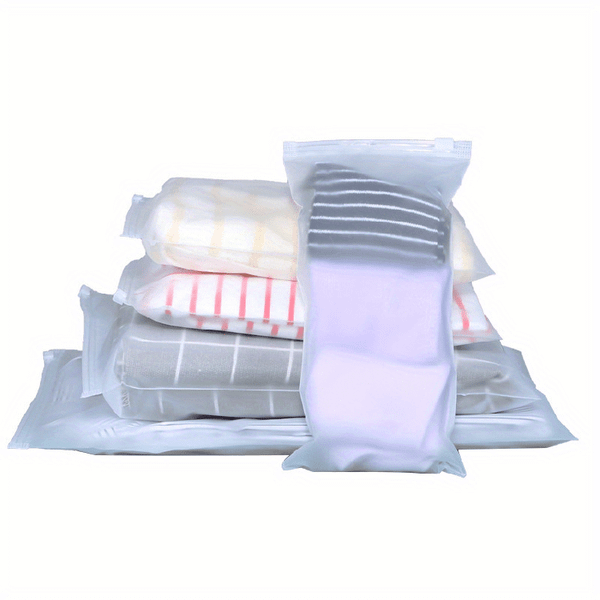 Custom Clothing Zip Lock Plastic Shopping Pouch Sachet Packaging Frosted Biodegradable Zipper Bags