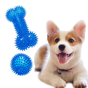 Factory Customized Pet Rubber Toys Balls Non-toxic Environmental Protection Bone Shape Dog Chew Toys