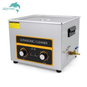 Skymen Benchtop Industrial Mechanical Heater Ultrasonic Cleaner 15L lab instrument and engine  part Cleaner