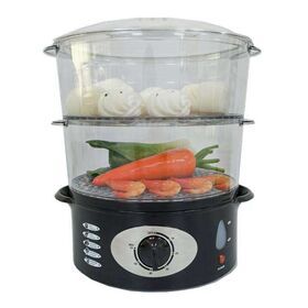 10L Chinese mainland 2 layer size 310*220*350 electric home food steamer cooker with BPA free