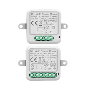 SLS 1 gang WiFi Switch Module N+L TUYA Mini DIY Smart Light Switch Module Smart WiFi Dimmer Module