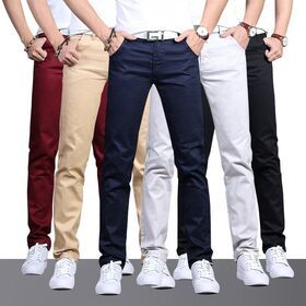 MP003 cheap price pant for men wholesales stylish plain cotton trousers for men outdoor 2021 pantone color khaki official pants