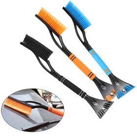 Car with snow sweep brush window deicing shovel scraping snow defrosting shovel snow cleaning tools shovel