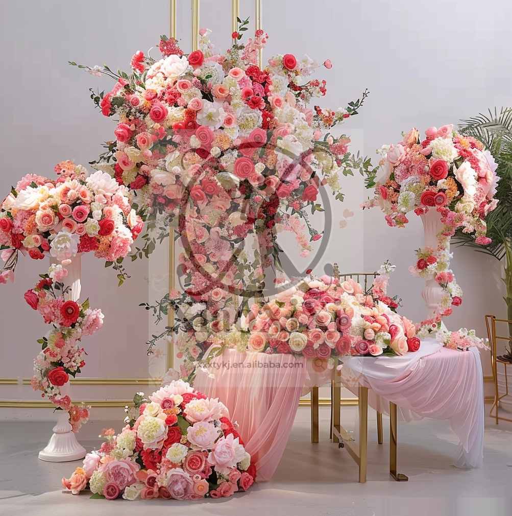 XXX The 2023 wholesales decorations and hollow artificial flowers for Christmas ornament