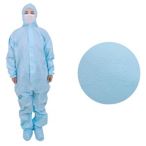 China Supplier nonwoven 50pcs disposable microporous coverall medical disposable protective clothing unisex