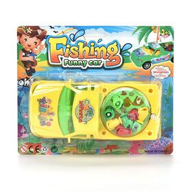 Baby Educational Toys Magnetic Fishing Beaded Game High Quality Toy For Kids Popular Colorful Wind Up Fishing Car Plate