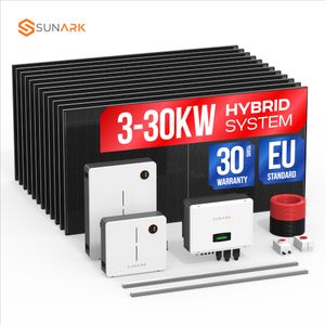 Sunark Solar Panel System For Home Full Kit 3Kw 5Kw 10Kw 15Kw 30Kw  All In One Solar Energy System