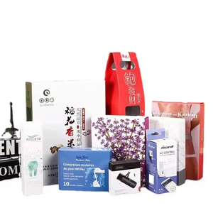 Packing Design Service High Quality  Foldable Recycle Print Durable Cheap Color Wrapping Paper Box For Cosmetics Gift Decoration