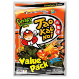 59g Tao Kae Noi Crispy Seaweed Tom Yam Goong Flavour Roasted Seaweed Fried Snack