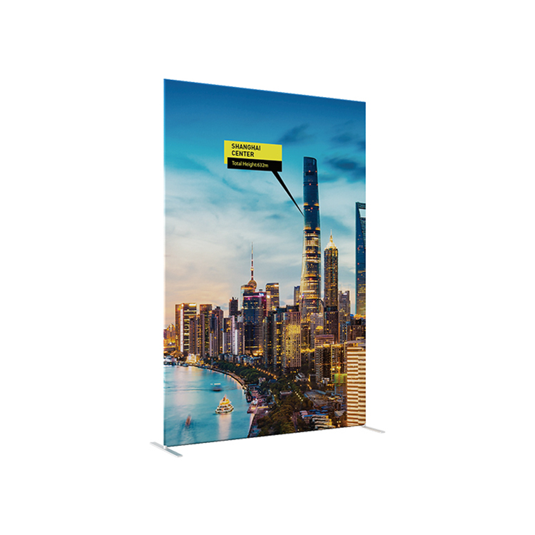 Tension fabric backdrop display trade show booth back wall stand for exhibition advertising indoor booth