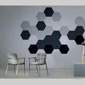 hot sale NRC 0.7-0.95 acoustic sound proof fireproof sheet restaurant wall and ceiling fabric wrap sound absorbing panel