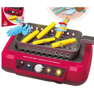 Plastic Mini Kitchen Toys Play Preschool Boys & Girls Diy Induction Electric Cooker Fry Gourmet Color Changing Magic Cooking Toy