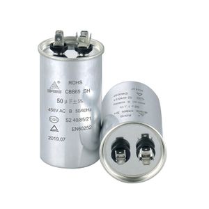 Air Conditioner capacitor CBB65 450V  segmented film 2uf to 100uf