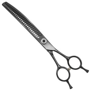 Wholesale dog supplies luxury professional fishbone curve scissors for dog grooming