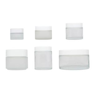 5ml hand cream wholesale glass eye luxury 10g biodegradable cosmetic containers jars glass for cream jars 50ml cosmetics