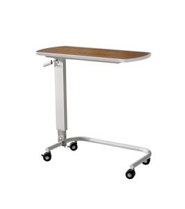 A-8 high quality hospital Patient wooden adjustable and removable hospital bed table dining table