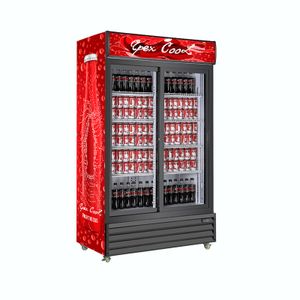 Commercial Display Refrigerator Refrigeration Equipment glass door chiller freezer