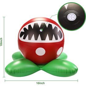 Kids Inflatable Sprinkler Water Toys:Chomper Plants Fun for Children Summer Outdoor Activities Backyard Garden Lawn Spray Games