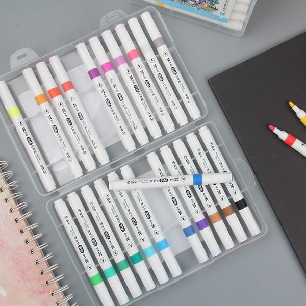 Acrylic marker for children's watercolor marker set student art specific acrylic marker Wholesale of colored pens