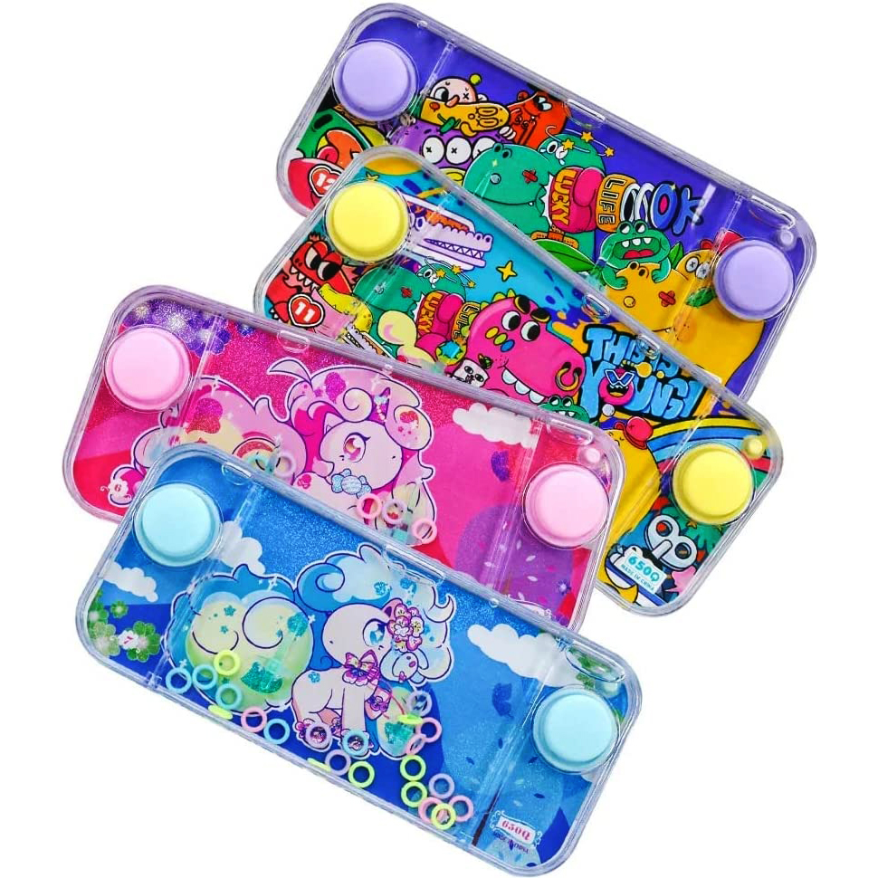 New Arrival Cartoon Funny Handheld Water Ring Toss Game Toy Promotion Gift Toys Retro Pastime Classic Water Game
