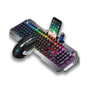 Xinmeng K670RGB knob rechargeable wireless keyboard and mouse set keyboard and mouse set