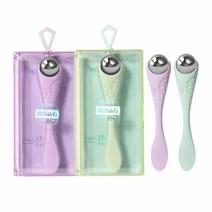 High Quality Eye Massager Roller Skin Care Manual Beauty Tools Eye ABS Handle Stainless Steel Ball Massage Roller For Eyes