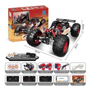 k96117 Programming Climbing Car Building blocks Intelligent Technical Rc APP Remote Control Car Off-road Vehicle Bricks STEM Toy